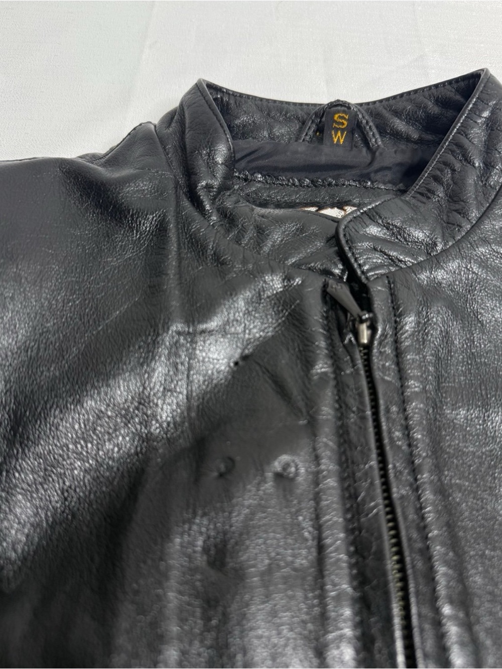 VINTAGE Authentic Harley-Davidson Black Leather Vest Womens Size Small - Picture 5 of 12